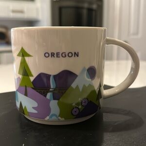 Starbucks, you are here collection Oregon mug 14 ounce